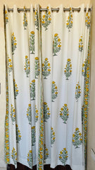 HANDBLOCK DOOR CURTAINS 7 Ft