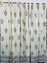 HANDBLOCK DOOR CURTAINS 7 Ft
