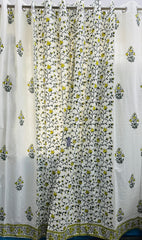 HANDBLOCK DOOR CURTAINS 7 Ft