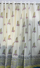 HANDBLOCK DOOR CURTAINS 7 Ft