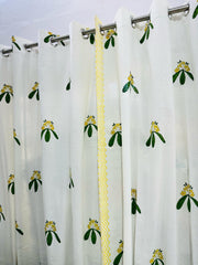Handblock Curtain 9 feet