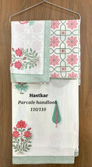 Premium quality jumbo King Size Double Bedsheet with two Pillow Covers