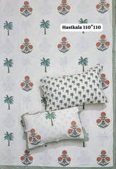 Jumbo King Size Handlook Bedsheets with 2 Pillow Covers