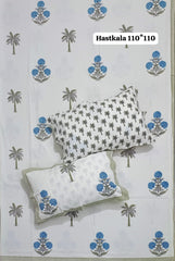 Jumbo King Size Handlook Bedsheets with 2 Pillow Covers