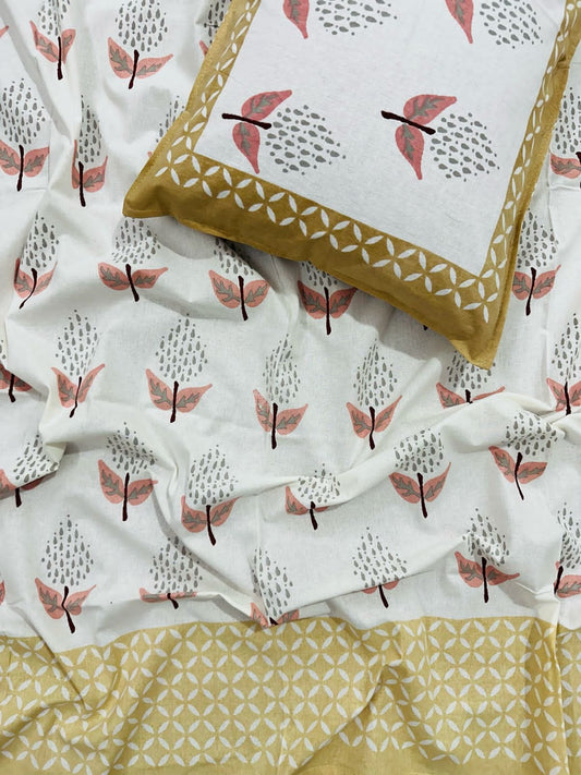 Single bed bedsheet with 1 pillow cover