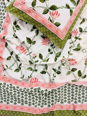 Single bed bedsheet with 1 pillow cover