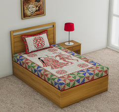Single bed bedsheet with 1 pillow cover