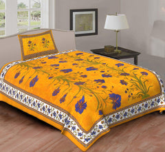 Single bed bedsheet with 1 pillow cover