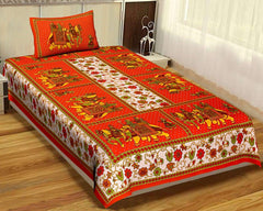 Single bed bedsheet with 1 pillow cover