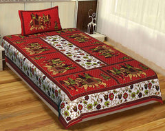 Single bed bedsheet with 1 pillow cover