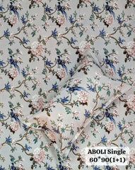 Pure cotton Single bed bedsheet with 1 pillow cover