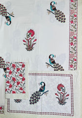 Jumbo size bedsheets with 2 pillow covers