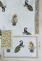 Jumbo size bedsheets with 2 pillow covers