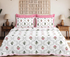 Jumbo size bedsheets with 2 pillow covers