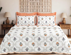 Jumbo size bedsheets with 2 pillow covers