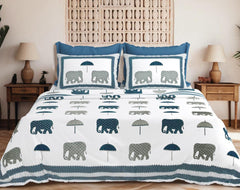 Jumbo size bedsheets with 2 pillow covers