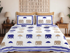 Jumbo size bedsheets with 2 pillow covers