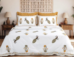 Jumbo size bedsheets with 2 pillow covers
