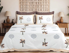 Jumbo size bedsheets with 2 pillow covers