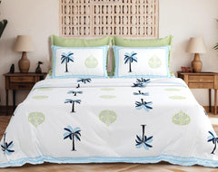 Jumbo size bedsheets with 2 pillow covers