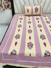 jaipuri Printed Single Bedsheet