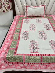 jaipuri Printed Single Bedsheet