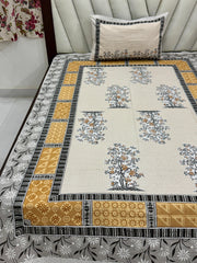 jaipuri Printed Single Bedsheet