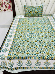 jaipuri Printed Single Bedsheet