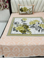 jaipuri Printed Single Bedsheet