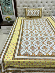 jaipuri Printed Single Bedsheet