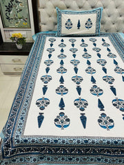 Jaipuri Printed Single Bedsheet