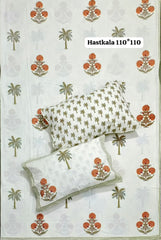 Jumbo King Size Handlook Bedsheets with 2 Pillow Covers