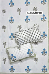 Jumbo King Size Handlook Bedsheets with 2 Pillow Covers