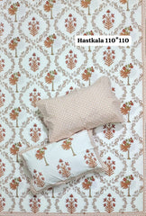 Jumbo King Size Handlook Bedsheets with 2 Pillow Covers