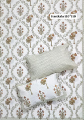 Jumbo King Size Handlook Bedsheets with 2 Pillow Covers