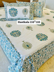 Jumbo King Size Handlook Bedsheets with 2 Pillow Covers