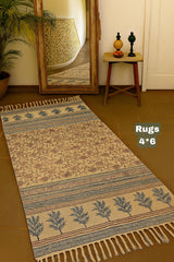 Handmade rugs 4 by 6 ft🌼