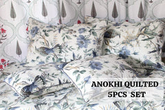 Jumbo King size Quilted 5pcs set