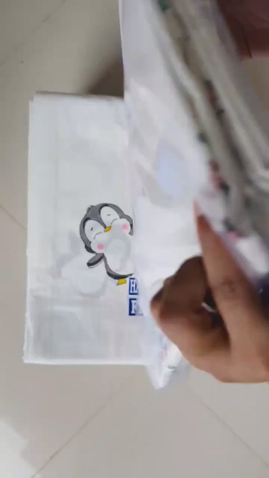 💕Launching Soft Premium Handblock 👧 Kids 👦 Print Bedsheet with 2 Pillow Covers💕